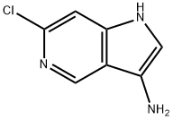 6-氯-1H-吡咯[3,2-C]吡啶-3-胺 结构式