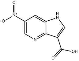 6-Nitro-4-azaindole-3-carboxylic acid 结构式