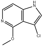 3-Chloro-4-Methoxy-5-azaindole 结构式