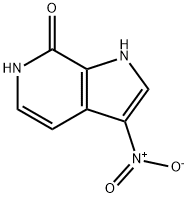 7-Hydroxy-3-nitro-6-azaindole 结构式