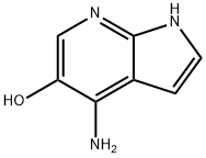 4-氨基-1H-吡咯并[2,3-B]吡啶-5-醇 结构式