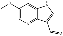 6-Methoxy-4-azaindole-3-carbaldehyde 结构式