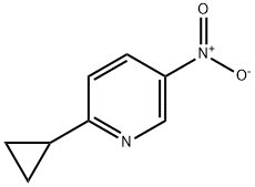 2-环丙基-5-硝基吡啶 结构式