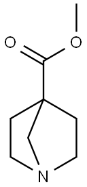 1-Azabicyclo[2.2.1]heptane-4-carboxylic acid 结构式