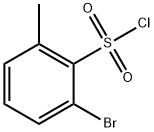 2-broMo-6-Methylbenzene-1-sulfonyl chloride 结构式