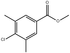 4-氯-3,5-二甲基苯甲酸甲酯 结构式