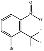 2-溴-6-硝基三氟甲基苯 结构式