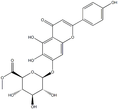 野黄芩苷甲酯 结构式