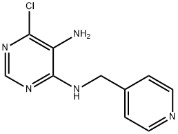 6-氯-N4-(吡啶-4-基甲基)嘧啶-4,5-二胺 结构式
