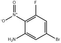 5-溴-3-氟-2-硝基苯胺 结构式