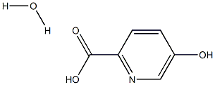 5-羟基吡啶-2-甲酸水合物 结构式