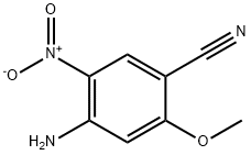4-氨基-2-甲氧基-5-硝基苯甲腈 结构式