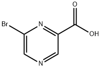2-溴-6-羧酸吡嗪 结构式