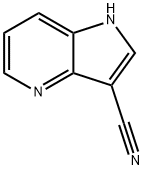 1H-吡咯并[3,2-B]吡啶-3-甲腈 结构式
