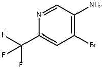 2-三氟甲基-4-溴-5-氨基吡啶 结构式
