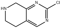 2-氯-5,6,7,8-四氢-吡啶并[3,4-D]嘧啶 结构式