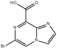 6-溴吲哚[1,2-A]吡嗪-8-羧酸 结构式