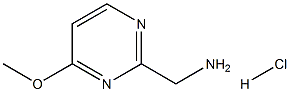 (4-甲氧基嘧啶-2-基)甲胺盐酸盐 结构式