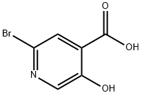 2-溴-5-羟基异烟酸 结构式