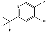 5-溴-2-(三氟甲基)-4-羟基吡啶 结构式