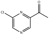 1-(6-氯吡嗪-2-基)乙酮 结构式