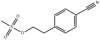 4-Cyanophenethyl Methanesulfonate 结构式
