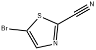 5-溴噻唑-2-甲腈 结构式