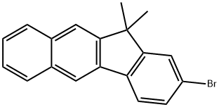 2-溴-11,11-二甲基-11H-苯并[B]芴 结构式