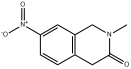 2-甲基-7-硝基-1,2-二氢异喹啉-3(4H)-酮 结构式