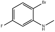 2-溴-5-氟-N-甲基苯胺 结构式