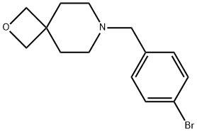 7-(4-溴苄基)-2-氧杂-7-氮杂螺[3.5]壬烷 结构式