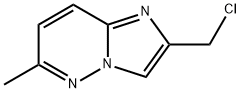 2-氯甲基-6-甲基-咪唑并[1,2-B]哒嗪 结构式