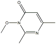 5-甲氧基-2,6-二甲基-4(3H)-嘧啶酮 结构式