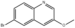 6-溴-3-甲氧基喹啉 结构式