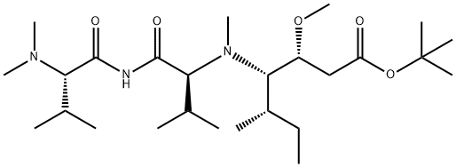 N,N-二甲基-L-缬氨酰-N-[(1S,2R)-4-(1,1-二甲基乙氧基)-2-甲氧基-1 - 结构式