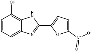 2-(5-硝基呋喃-2-基)-1H-苯并[D]咪唑-4-醇 结构式