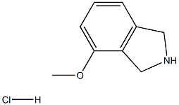 4-甲氧基异吲哚啉盐酸盐 结构式