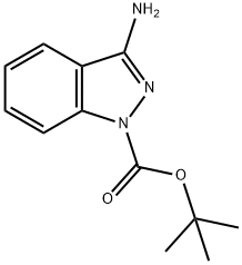 1-Boc-3-aminoindazole 结构式