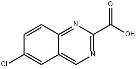 6-氯喹唑啉-2-羧酸 结构式