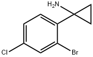 1-(2-溴-4-氯苯基)环丙胺盐酸盐 结构式