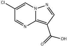 6-氯吡唑并[1,5-A]嘧啶-3-羧酸 结构式