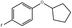 1-Cyclopentyloxy-4-fluoro-benzene 结构式