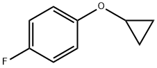 1-Cyclopropoxy-4-fluoro-benzene 结构式