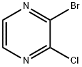 2-溴-3-氯吡嗪 结构式