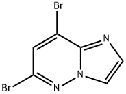 6,8-二溴咪唑并[1,2-B]哒嗪 结构式