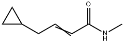 4-环丙基-N-甲基丁-2-烯酰胺 结构式