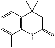 4,4,8-三甲基-3,4-二氢喹啉-2(1H)-酮 结构式