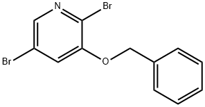 2,5-二溴-3-苄氧基吡啶 结构式