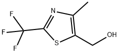 4-甲基-2-(三氟甲基)-5-噻唑甲醇 结构式