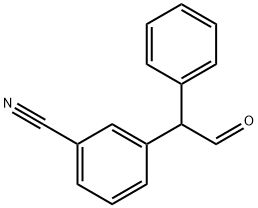 3-(2-氧代-1-苯基乙基)苯甲腈 结构式